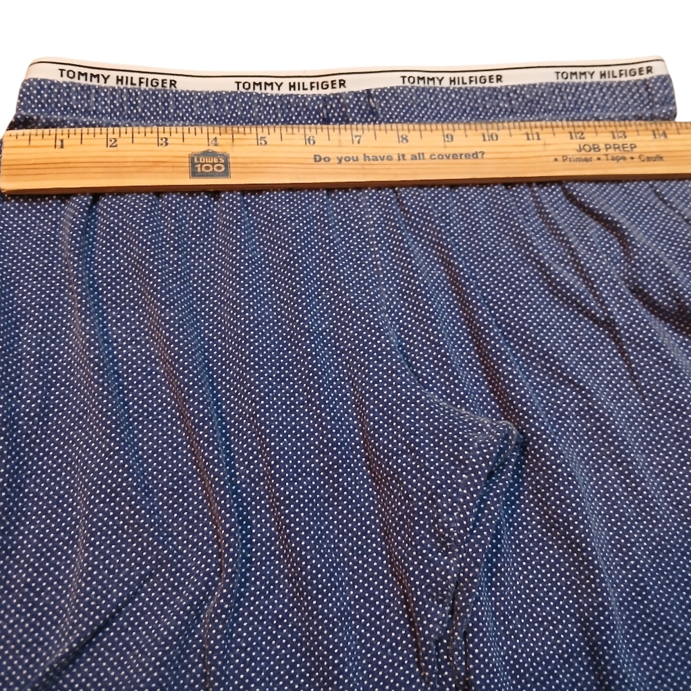 Tommy Hilfiger Blue and White Women's Size Small Lounge Pants - Picture 4 of 7